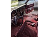 1988 Chevrolet Caprice Classic Sedan Maroon Interior