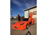 1986 Orange Pontiac Fiero Diablo Replica Body Kit #138489590