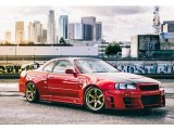 1999 Active Red Nissan Skyline GT-R R34 Coupe #138489564