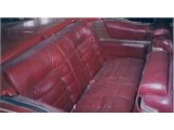 1975 Cadillac Eldorado Convertible Rear Seat