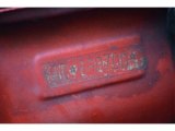 1966 Alfa Romeo Duetto Spider Info Tag