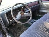 1984 Chevrolet El Camino Conquista Blue Interior