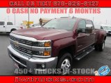 2016 Butte Red Metallic Chevrolet Silverado 3500HD LTZ Crew Cab 4x4 #138488422