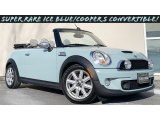 2012 Ice Blue Mini Cooper S Convertible #138489515