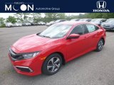 2019 Rallye Red Honda Civic LX Sedan #138487703