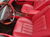 1994 Mercedes-Benz E 320 Convertible Red Interior