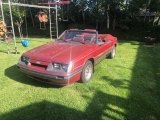 1985 Medium Canyon Red Ford Mustang GT Convertible #138485684