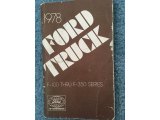 1978 Ford F150 Custom SuperCab Books/Manuals