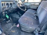 1987 Chevrolet C/K V10 Silverado Regular Cab 4x4 Charcoal Interior