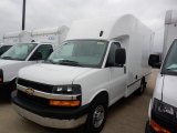 2019 Summit White Chevrolet Express Cutaway 3500 Moving Van #138488943