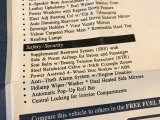 1997 Mercedes-Benz SL 500 Roadster Window Sticker