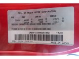 1992 B-Series Truck Color Code for Blaze Red - Color Code: SQ