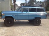 1976 Blue Jeep Wagoneer 4x4 #138485594