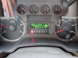 2008 Ford F550 Super Duty XL Regular Cab 4x4 Dump Truck Gauges