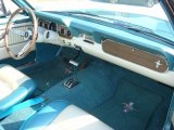 1966 Ford Mustang Convertible Turquoise Interior