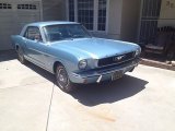1966 Silver Blue Metallic Ford Mustang Coupe #138486343