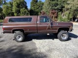 1977 Cordva Brown Chevrolet C/K K10 Cheyenne Regular Cab 4x4 #138486308