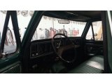 1977 Ford F250 Ranger Regular Cab 4x4 Jade Green Interior