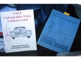 1971 Oldsmobile Cutlass Supreme Convertible Books/Manuals