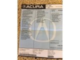 2017 Acura NSX  Window Sticker