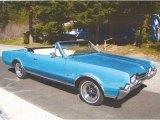 1967 Blue/White Top Oldsmobile Cutlass Supreme Convertible #138486246