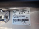 2020 Transit Connect Color Code for Ingot Silver Metallic - Color Code: TY