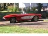 1961 Roman Red Chevrolet Corvette Convertible #138485478