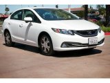 2014 White Orchid Pearl Honda Civic Hybrid Sedan #138487500