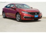 2020 Molten Lava Pearl Honda Civic LX Sedan #138487467