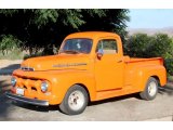 1951 Orange Ford F1 Pickup Custom #138486120
