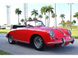 1964 Ruby Porsche 356 SC Convertible #138489463