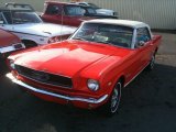 1966 Red Ford Mustang Convertible #138486089