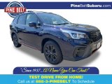 2020 Dark Blue Pearl Subaru Forester 2.5i Sport #138486904