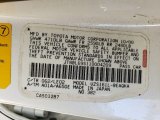 2001 GS Color Code for Crystal White - Color Code: 062