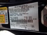 2017 MKZ Color Code for Midnight Sapphire Blue - Color Code: N1