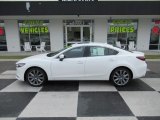 Snowflake White Pearl Mica Mazda Mazda6 in 2020