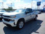 2020 Silver Ice Metallic Chevrolet Silverado 1500 Custom Double Cab 4x4 #138801857