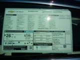 2020 Chevrolet Malibu Hybrid Window Sticker