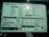 2020 Chevrolet Bolt EV LT Window Sticker