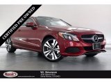 2017 designo Cardinal Red Metallic Mercedes-Benz C 300 Coupe #138800575