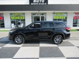Midnight Black Metallic Toyota Highlander in 2018