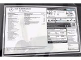 2020 Mercedes-Benz SL 550 Roadster Window Sticker