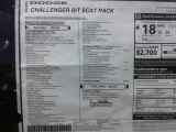 2020 Dodge Challenger R/T Scat Pack Window Sticker