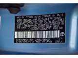 2013 Prius Plug-in Color Code for Sea Glass Pearl - Color Code: 8W1