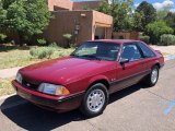 1989 Cabernet Red Metallic Ford Mustang LX 5.0 Coupe #138799753