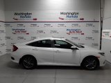 2020 Platinum White Pearl Honda Civic EX Sedan #138800386