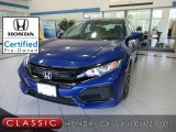 2017 Aegean Blue Metallic Honda Civic LX Hatchback #138801977