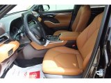2020 Toyota Highlander Platinum Glazed Caramel Interior