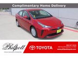 2020 Supersonic Red Toyota Prius LE #138801045