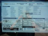 2020 Chevrolet Colorado Z71 Crew Cab 4x4 Window Sticker